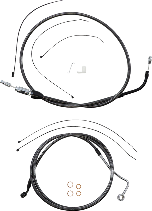 Kit de instalación de manillar de diseño Black Pearl™ - Kit de instalación de manillar de diseño Black Pearl™ - 10" - '21-'23 FLH