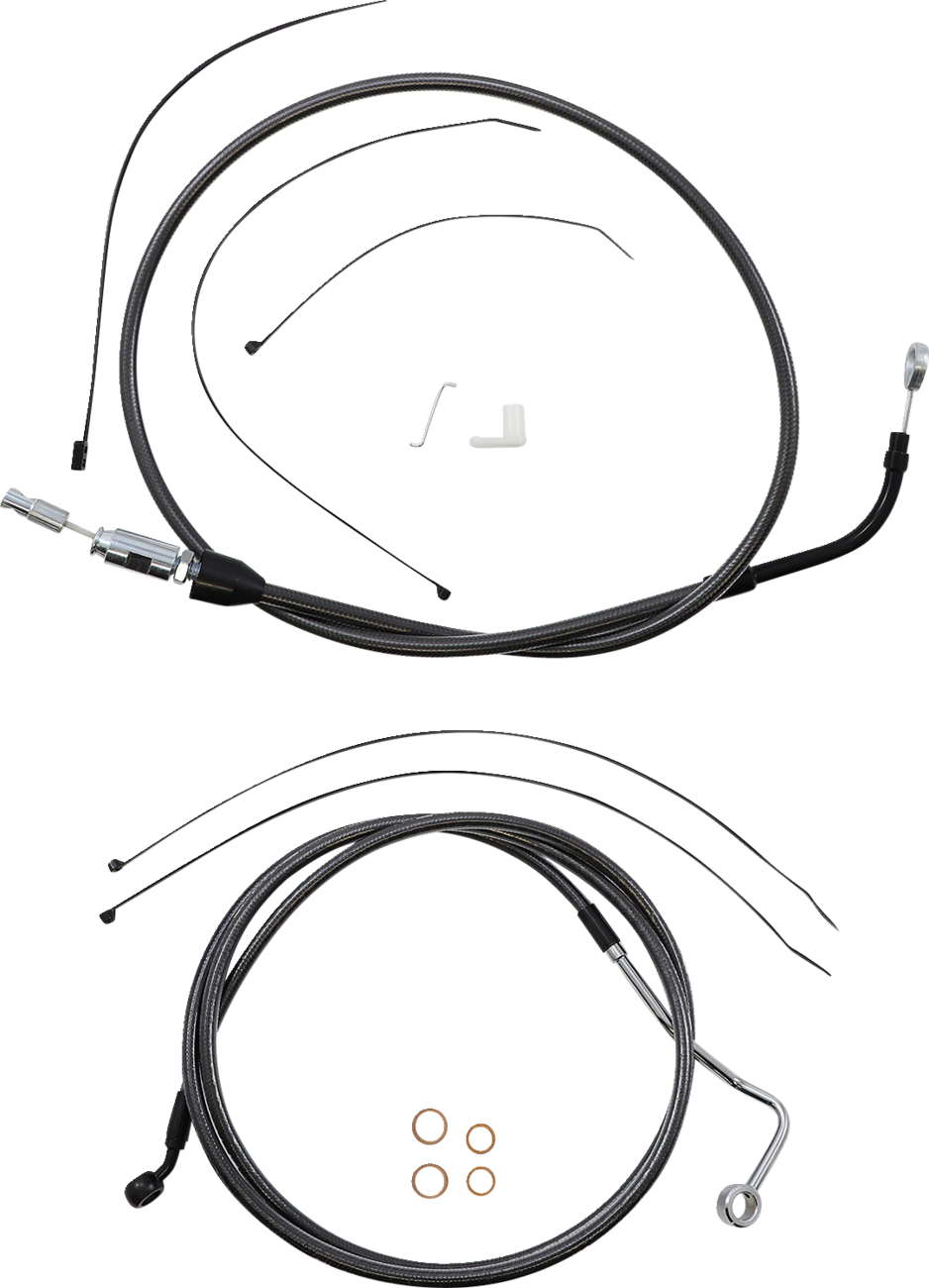 Kit de instalación de manillar de diseño Black Pearl™ - Kit de instalación de manillar de diseño Black Pearl™ - 10" - '21-'23 FLH