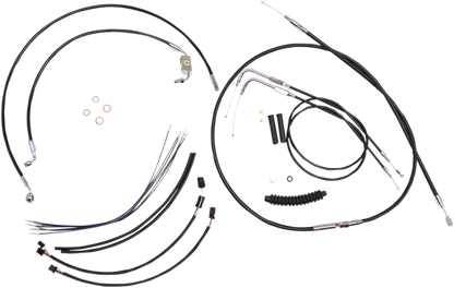 Kit de instalación de manillar XR - Kit de instalación de manillar XR - Colgadores Ape de 15"-17" - FXDF '12-'17 - Negro