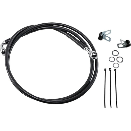 Kit de línea de freno de vinilo negro de longitud extendida