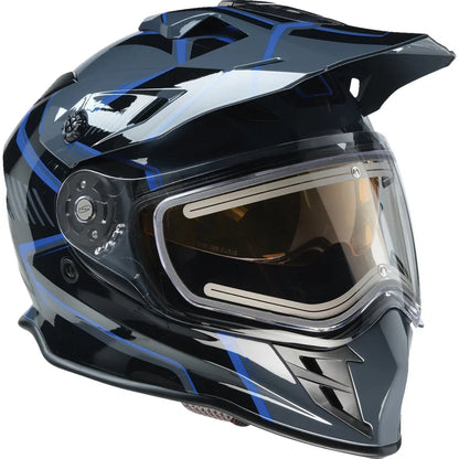 Casco range 2.0 rotor snow electric negro/azul