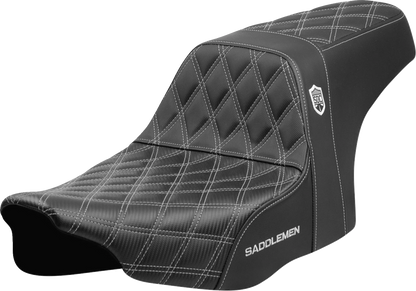 Asiento Pro Series SDC Performance Grip - Asiento Pro Series SDC Performance - Costuras plateadas - Sin respaldo - FLT/FLH '23 -'24