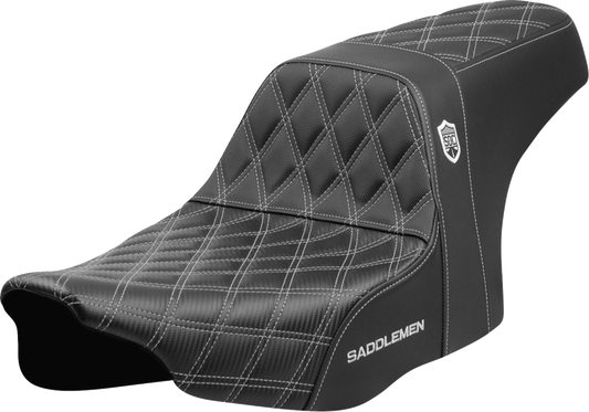 Asiento Pro Series SDC Performance Grip - Asiento Pro Series SDC Performance - Costuras plateadas - Sin respaldo - FLT/FLH '23 -'24