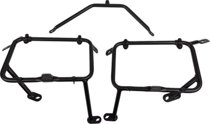 Soporte para alforjas - Soporte para alforjas - Herrajes para maletas laterales - Negro