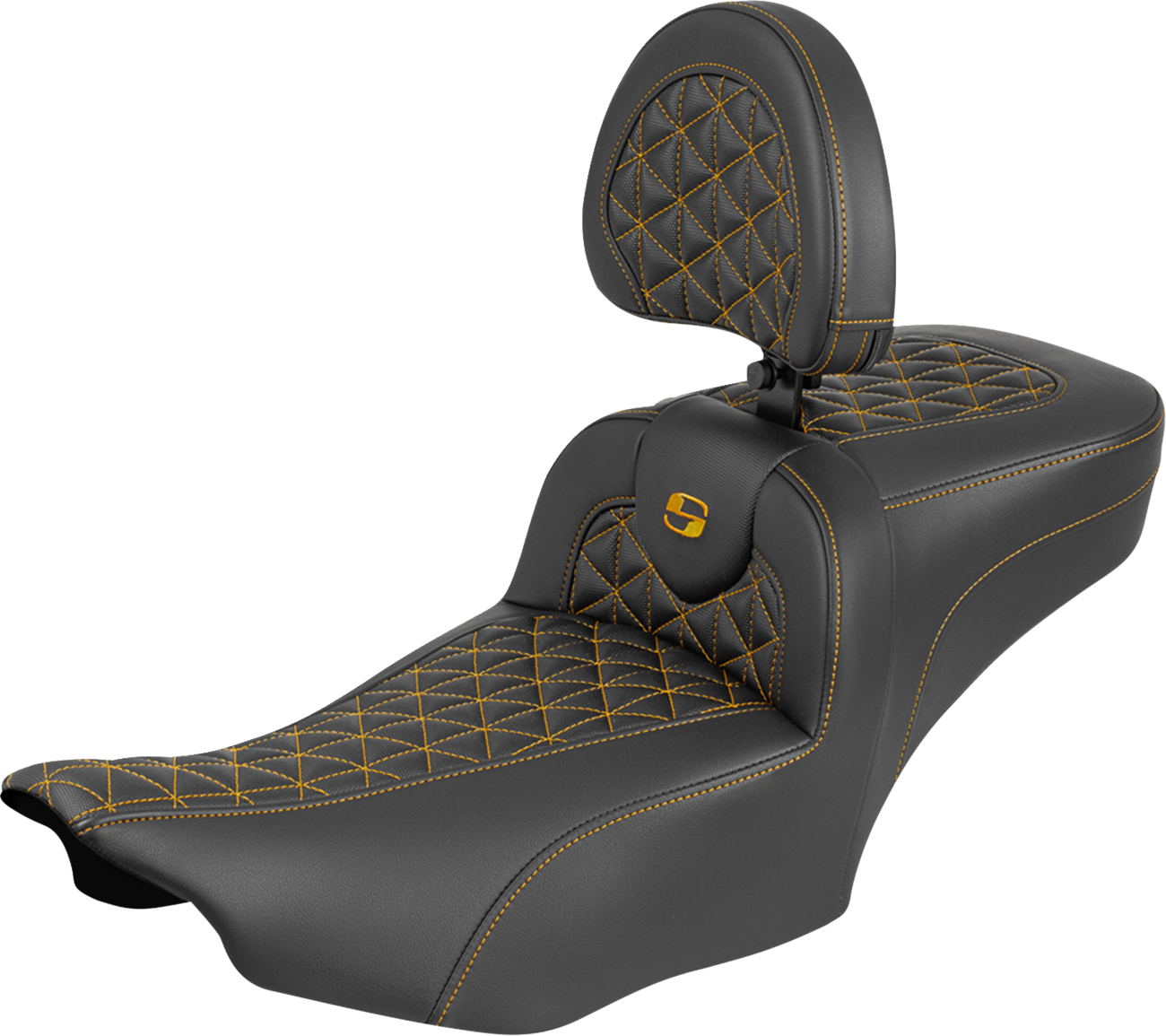 Asiento de alcance extendido Roadsofa™ - Asiento de alcance extendido Roadsofa™ - con respaldo - Costura dorada - FLH/FLT '23-'25