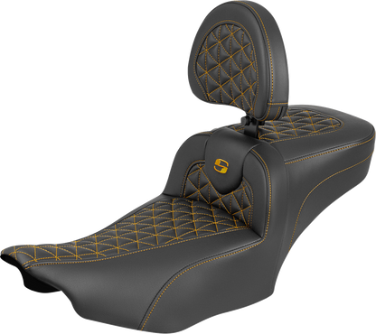 Asiento de alcance extendido Roadsofa™ - Asiento de alcance extendido Roadsofa™ - con respaldo - Costura dorada - FLH/FLT '23-'25