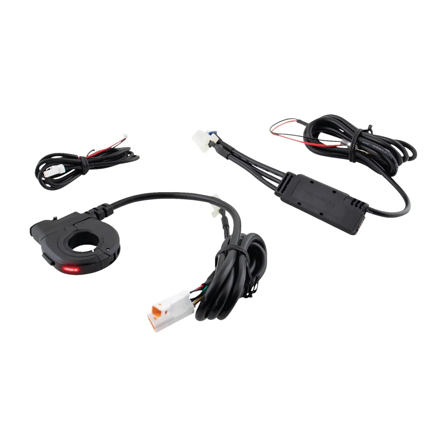 Interruptor de pulgar con agarre calefactable