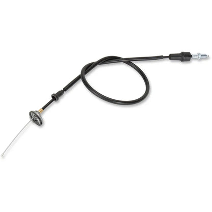 Cable del acelerador de vinilo negro.