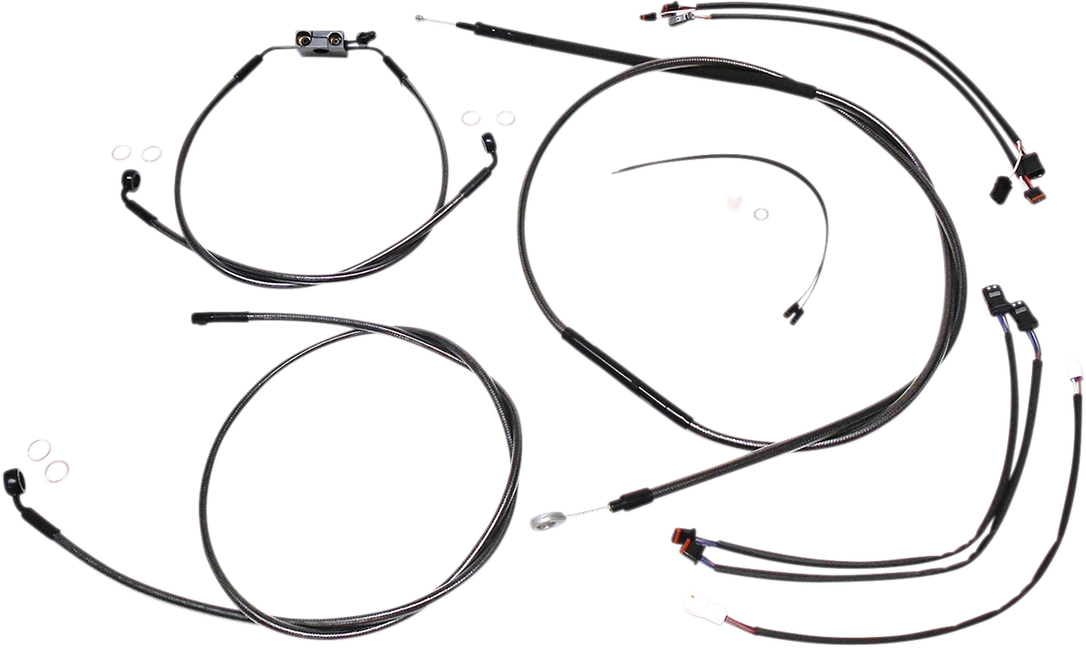 Kit de instalación de manillar de diseño Black Pearl™ - Kit de instalación de manillar de diseño Black Pearl™ - 12"-14" - Softail '18-'24