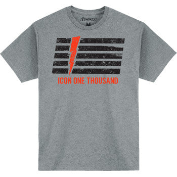 Playera ICON Invasion Stripe - Gris