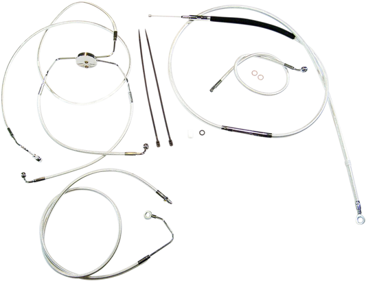 Kit de instalación de manubrio de diseñador Sterling Chromite II® - Kit de instalación de manubrio de diseñador Sterling Chromite II® - 10" - '08-'13 FLH