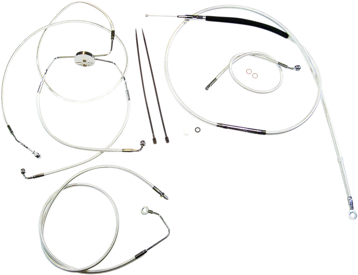 Kit de instalación de manubrio de diseñador Sterling Chromite II® - Kit de instalación de manubrio de diseñador Sterling Chromite II® - 10" - '08-'13 FLH