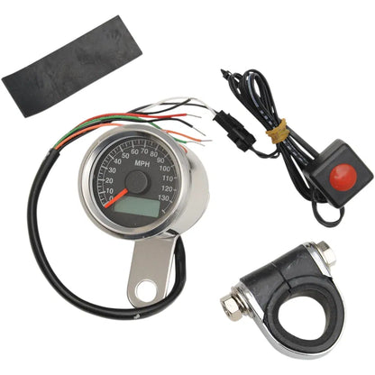 Mini velocímetro electrónico programable con cuentakilómetros/cuentakilómetros parcial