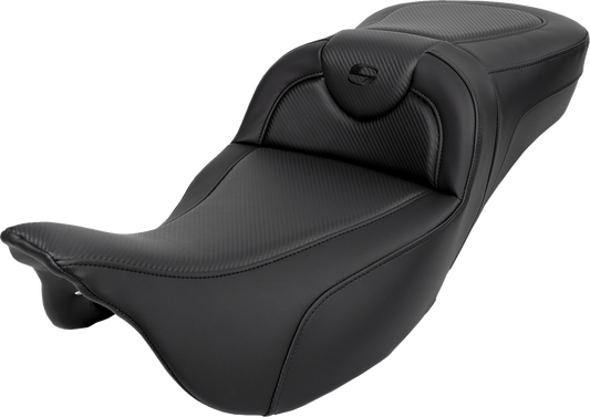 Asiento de fibra de carbono Roadsofa™ - Asiento de alcance extendido Roadsofa™ - Fibra de carbono - Costura negra - sin respaldo - FL '08-'24