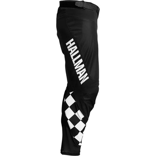 Pantalones hallman differ cheq negro/blanco