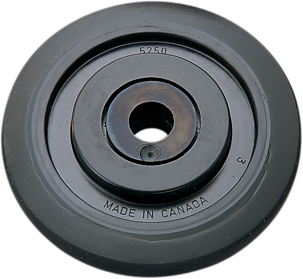 Rueda loca - Rueda loca con cojinete/buje 6205-2RS - Negro - 5.35" OD x 0.75" ID