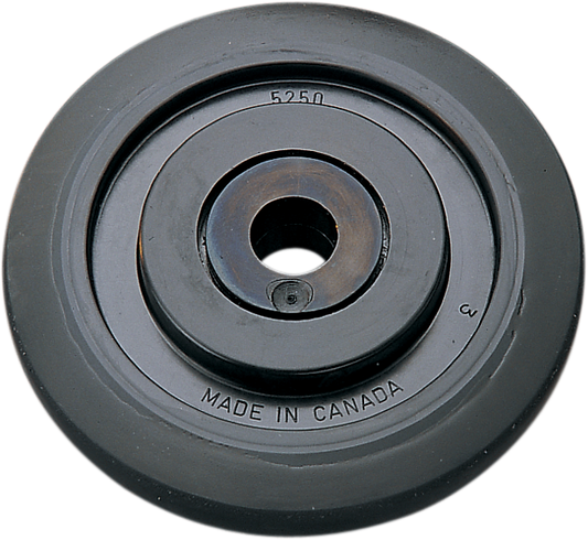 Rueda loca - Rueda loca con cojinete/buje 6205-2RS - Negro - 5.35" OD x 0.75" ID