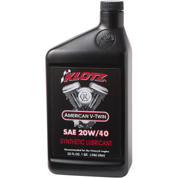 V Twin Synthetic Oil - 20W-40 - 1 U.S. quart