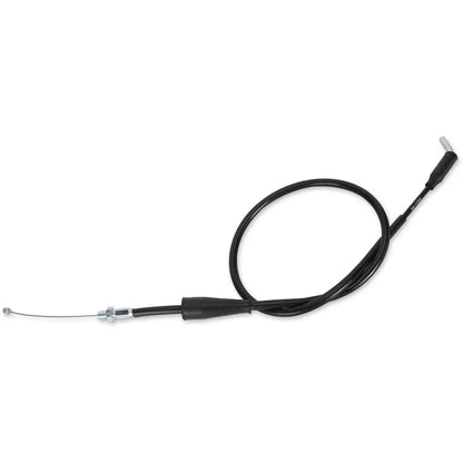 Cable del acelerador de vinilo negro.