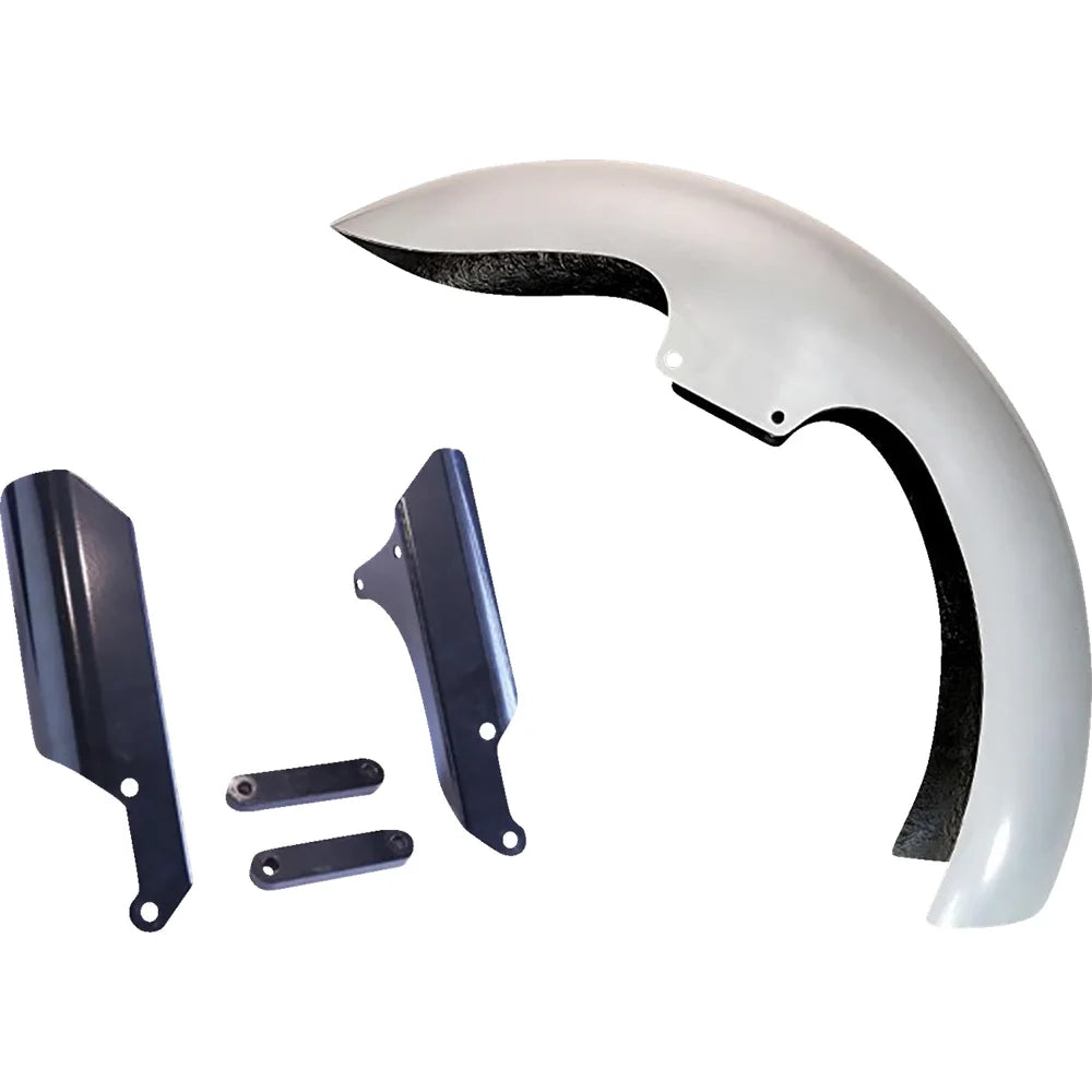Kit de guardabarros delantero super-lite con adaptadores de horquilla invertida