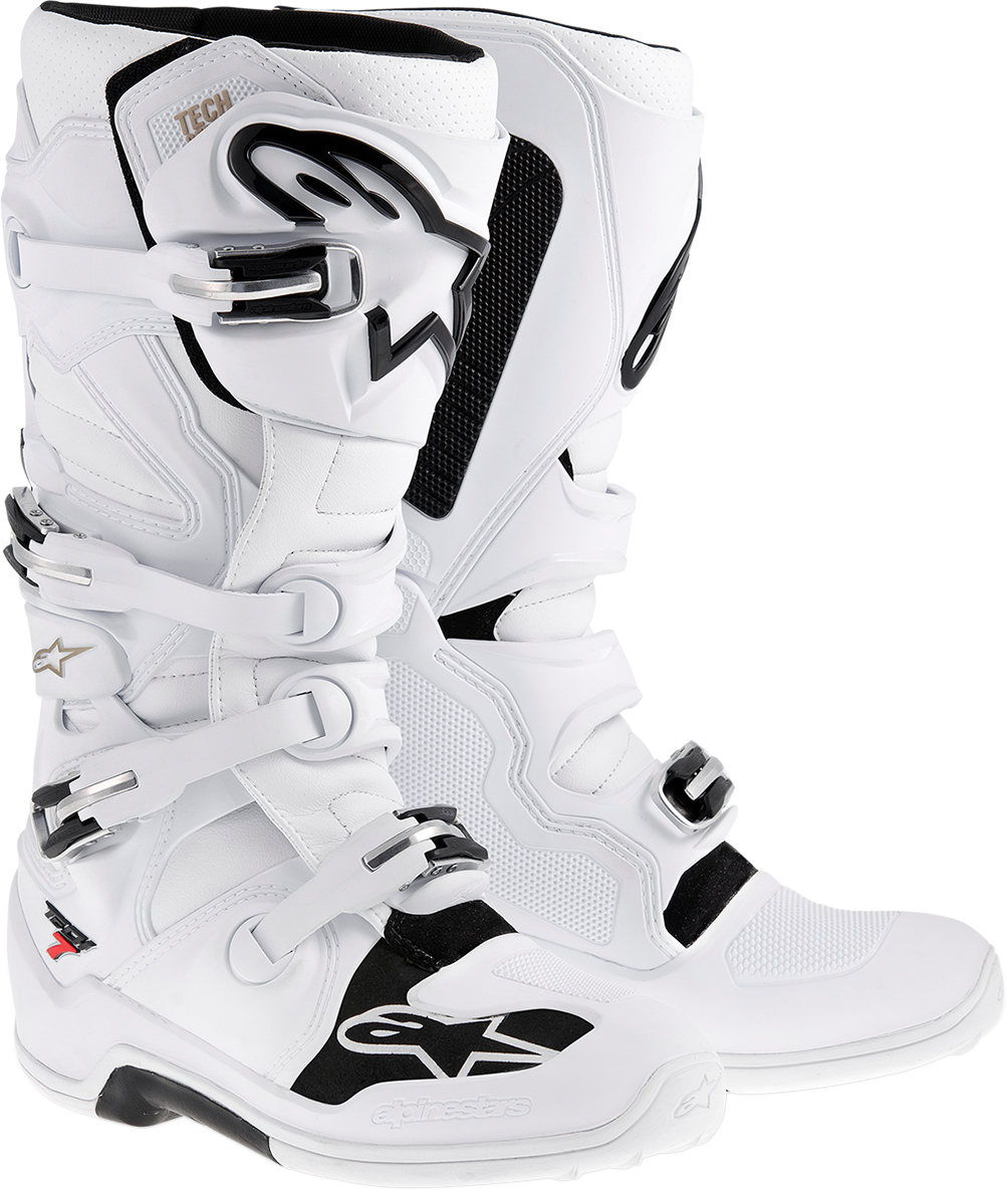 Botas Alpinestars Tech 7 - Blanco - Colección Anterior