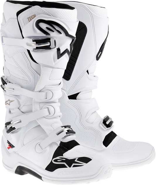 Botas Alpinestars Tech 7 - Blanco - Colección Anterior