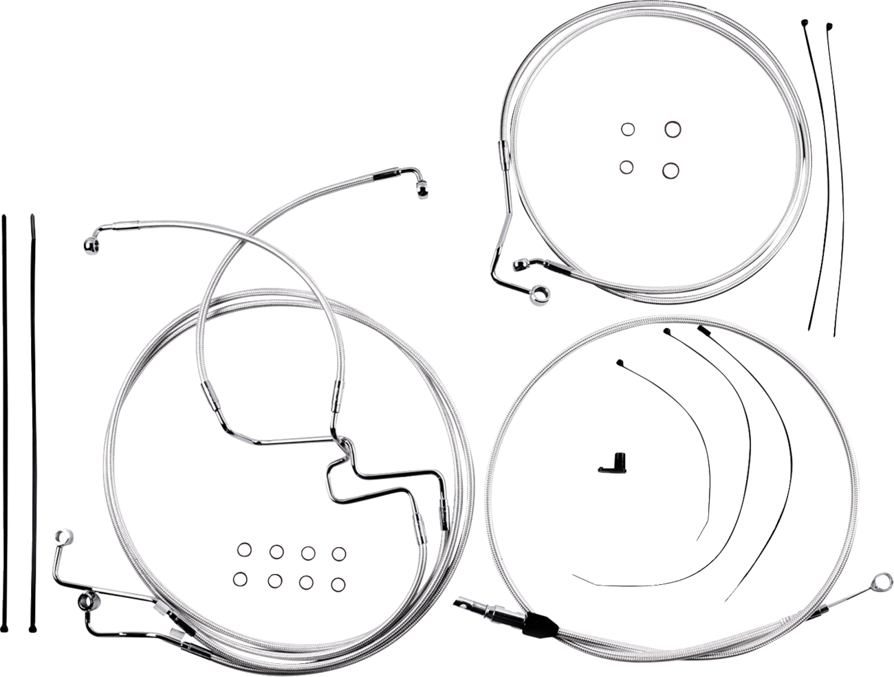 Kit de instalación de manillar de diseñador Sterling Chromite II® - Kit de instalación de manillar de diseñador Sterling Chromite II® - 6" - '21-'23 FLTR