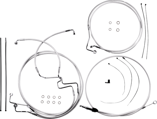 Kit de instalación de manillar de diseñador Sterling Chromite II® - Kit de instalación de manillar de diseñador Sterling Chromite II® - 6" - '21-'23 FLTR