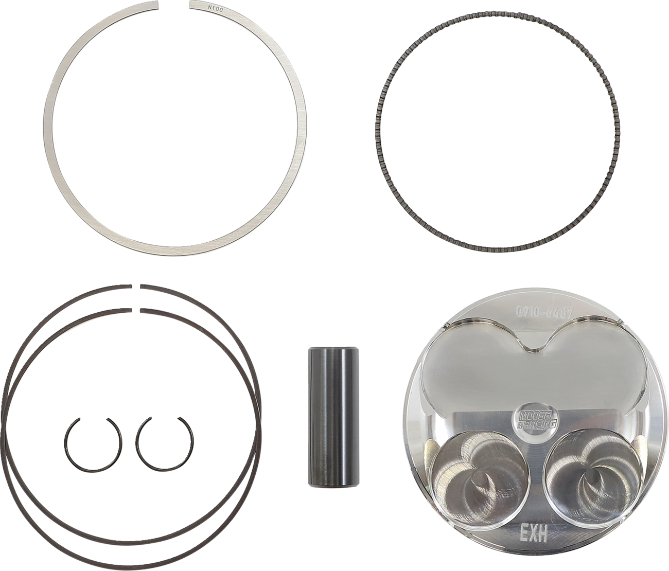 Pistón de carrera de 4 tiempos de alto rendimiento - Kit de pistón - 96,00 mm - Honda