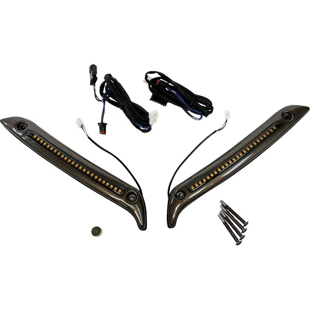 Embellecedor de parabrisas led