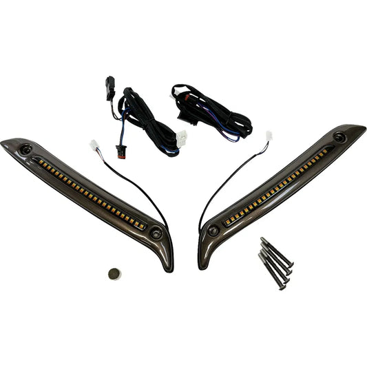 Embellecedor de parabrisas led