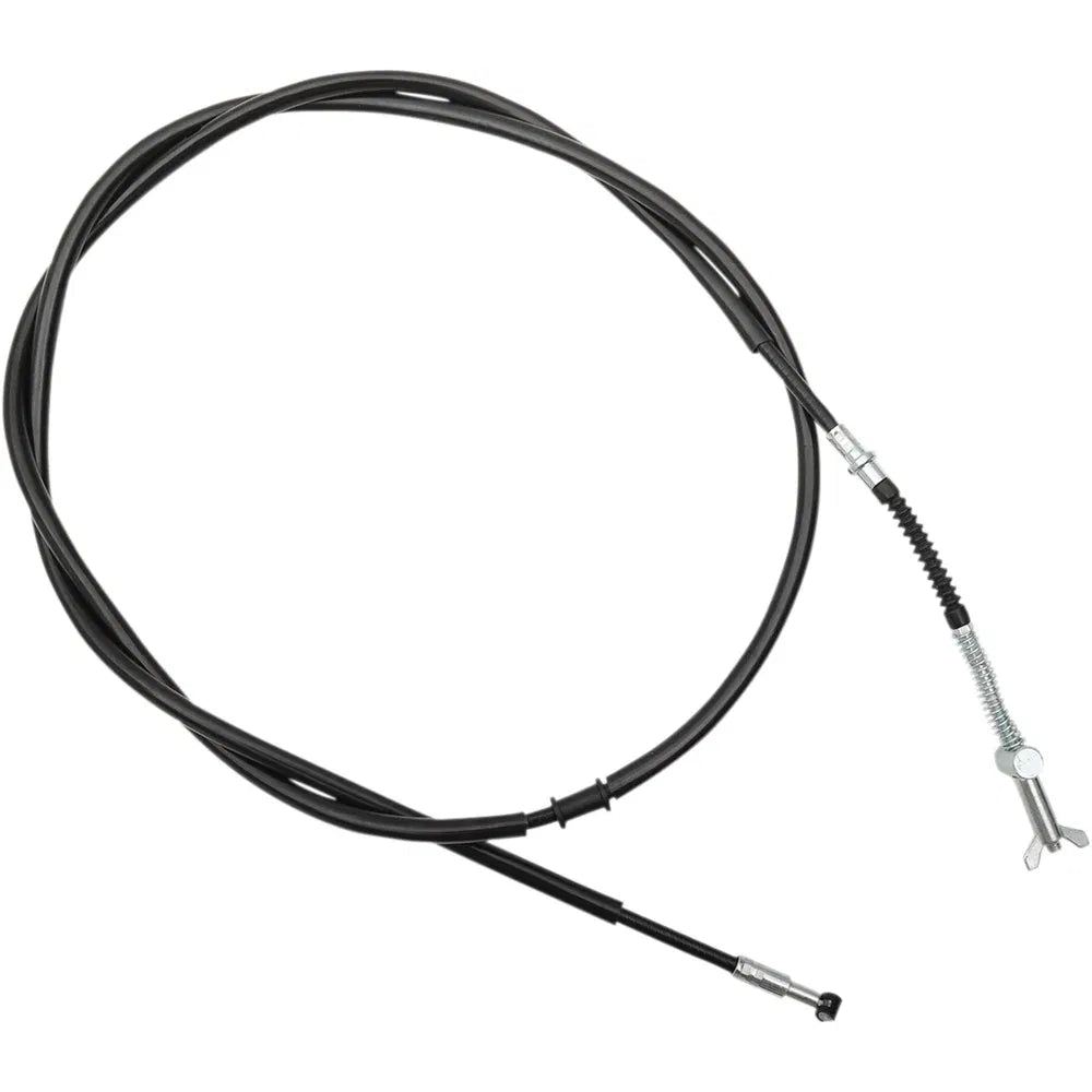 Cable de freno de vinilo negro.