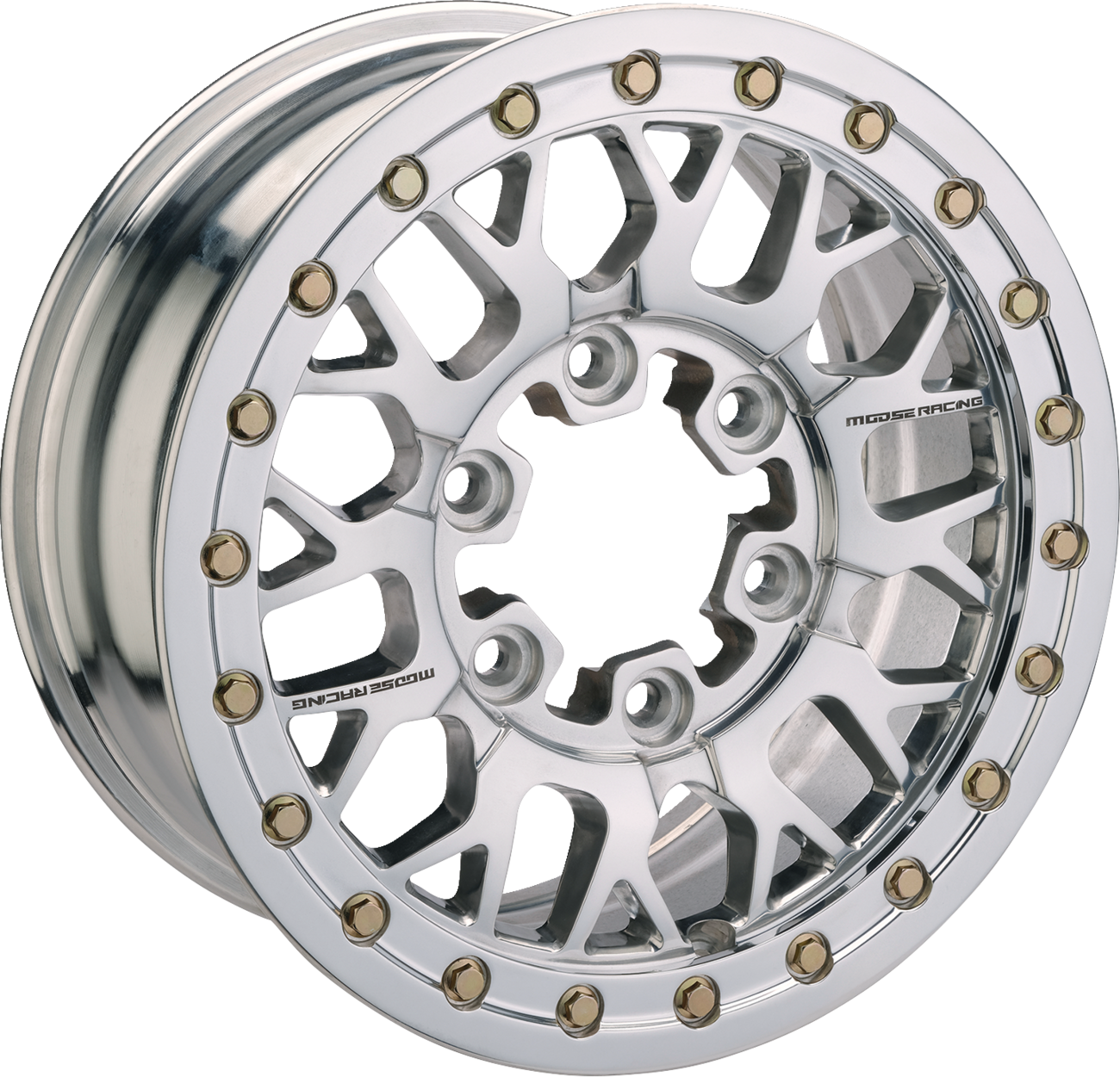 Rueda Beadlock 346X - Rueda - 346X - Beadlock/5 Lug - Delantera/Trasera - Plata - 15x7 - 5/4.5 - 5+2