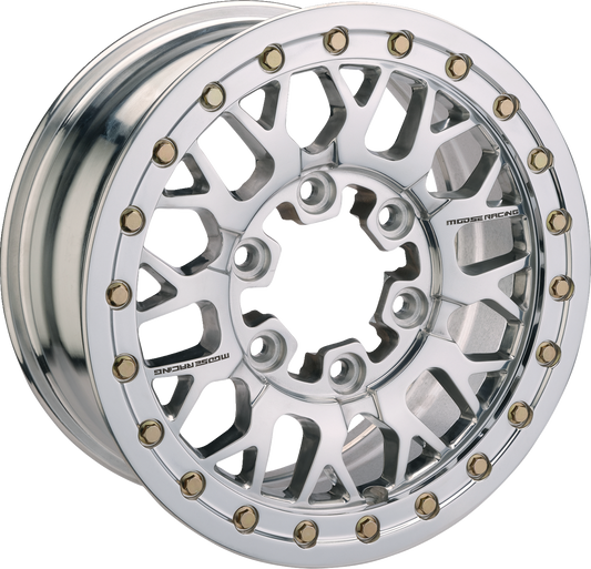Rueda Beadlock 346X - Rueda - 346X - Beadlock/5 Lug - Delantera/Trasera - Plata - 15x7 - 5/4.5 - 5+2