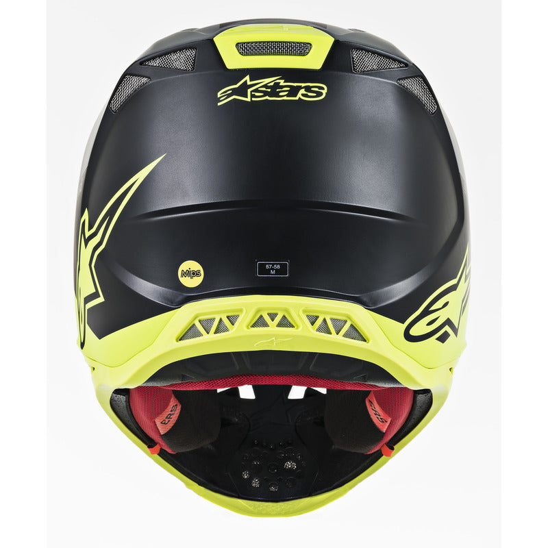 Casco Alpinestars Supertech M8 Echo MIPS® - Negro/Amarillo