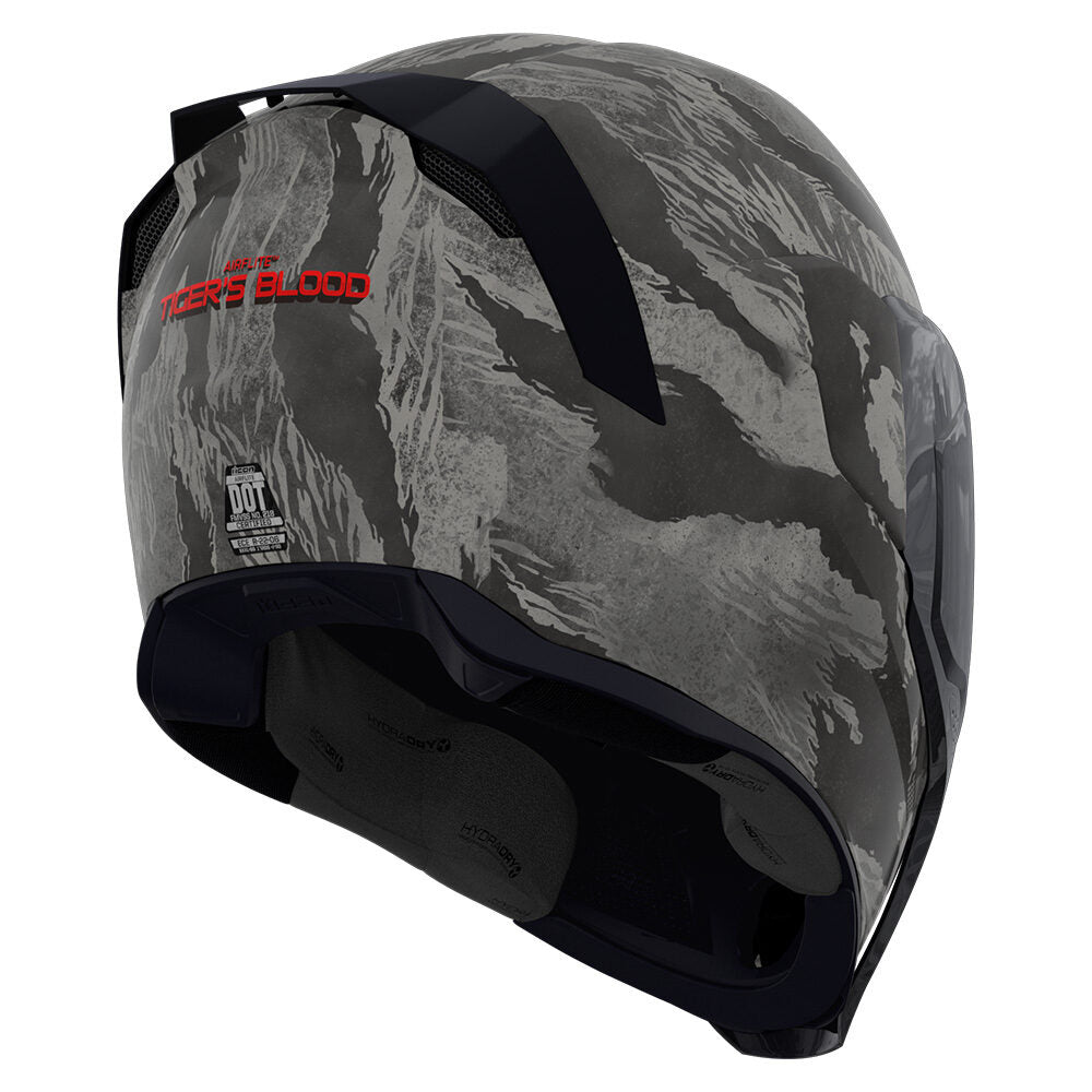 Casco ICON Airflite Tiger's Blood MIPS - Gris