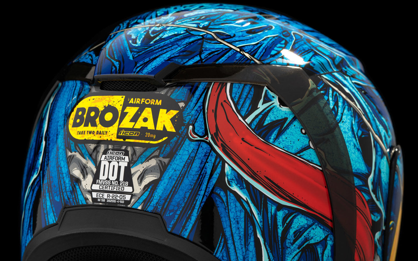 Casco ICON Airform MIPS Brozak - Azul