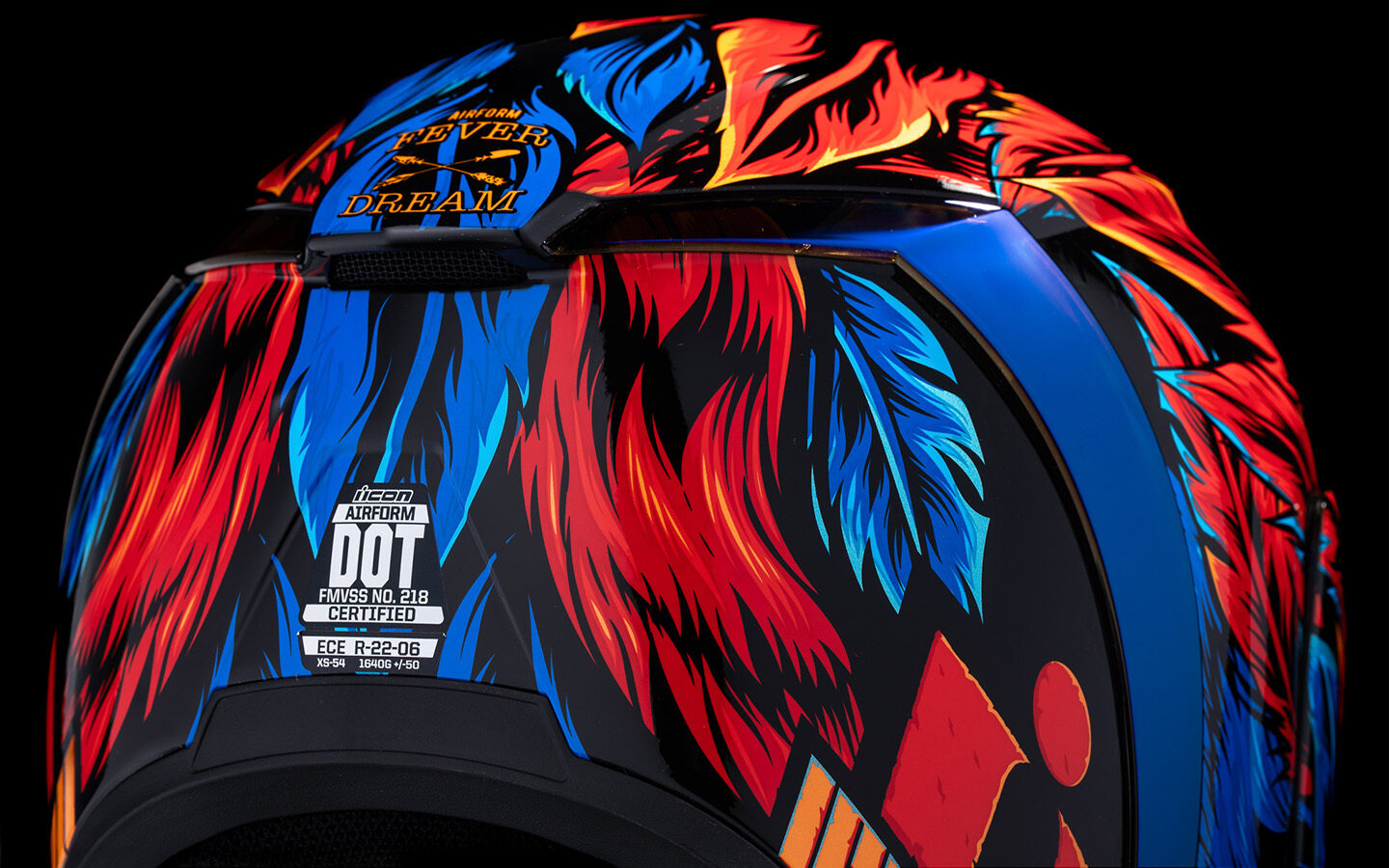 Casco ICON Airform  Fever Dream - Azul