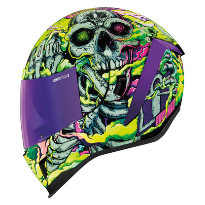 Casco ICON Airform Hippy Dippy - Morado