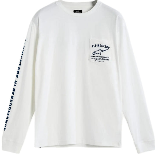 Playera Alpinestars REP Long-Sleeve - Blanco