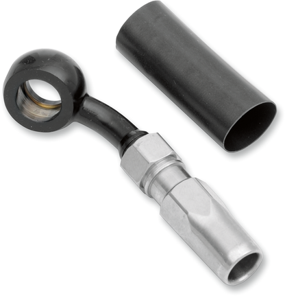 BYO® Banjo para construir tu propio con accesorio - Banjo de freno BYO - 10 mm-35° - Negro