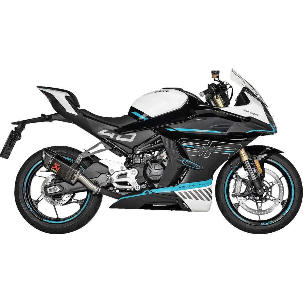 Silenciador slip-on line - fibra de carbono - cfmoto 450sr/nk