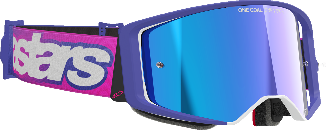 Lentes Supertech Vision Vista - Lentes Supertech Vision - Vista - Púrpura Fluo/Rosa - Lente Azul Espejo