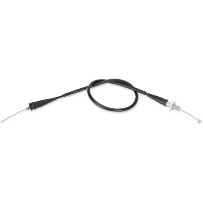 Cable del acelerador de vinilo negro.