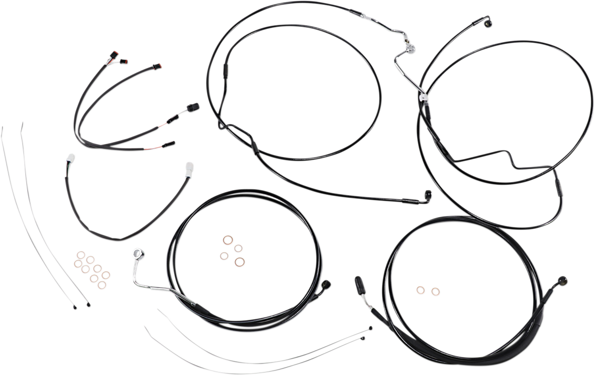 Kit de instalación de manillar XR - Kit de instalación de manillar XR - 15"-17" Ape Hangers '17-'20 FLTR - Negro