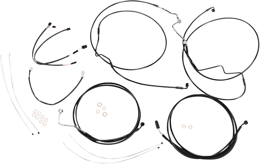 Kit de instalación de manillar XR - Kit de instalación de manillar XR - 15"-17" Ape Hangers '17-'20 FLTR - Negro