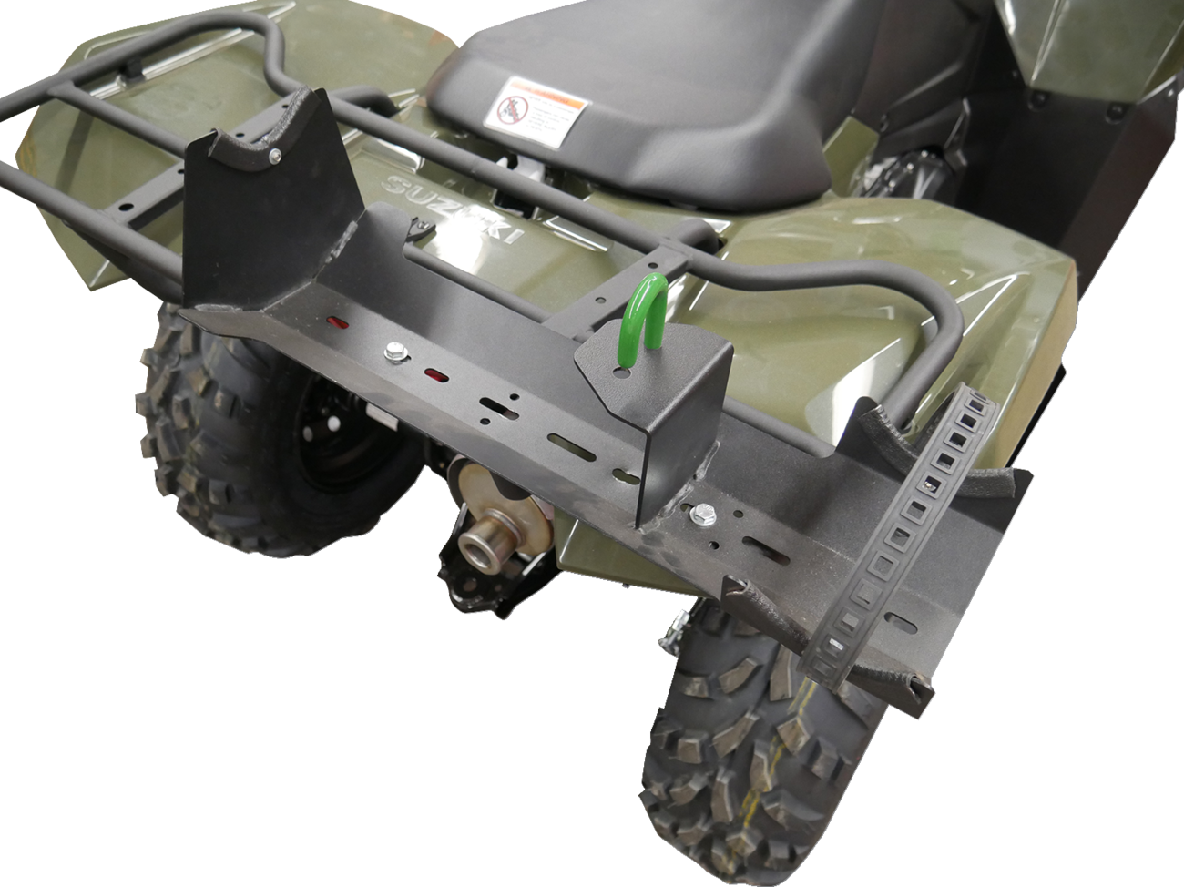 Portador de barrena de hielo para bastidor ATV
