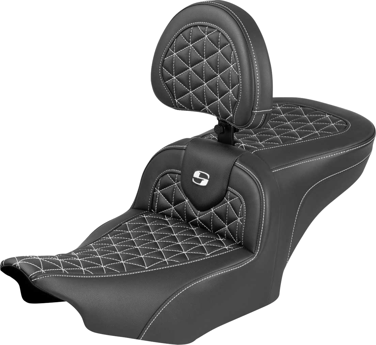 Asiento de alcance estándar Roadsofa™ - Asiento Roadsofa™ - con respaldo - Costura blanca - FLH/FLT '23-'25