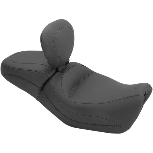 Asiento touring de una pieza con respaldo