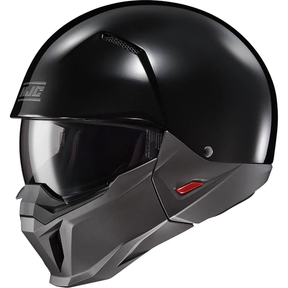 Casco i20 negro sólido
